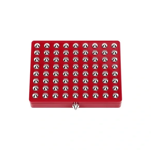 Christian Louboutin Abracadabra La Palette Refillable Studded Card Holder Mirror - Picture 3 of 3